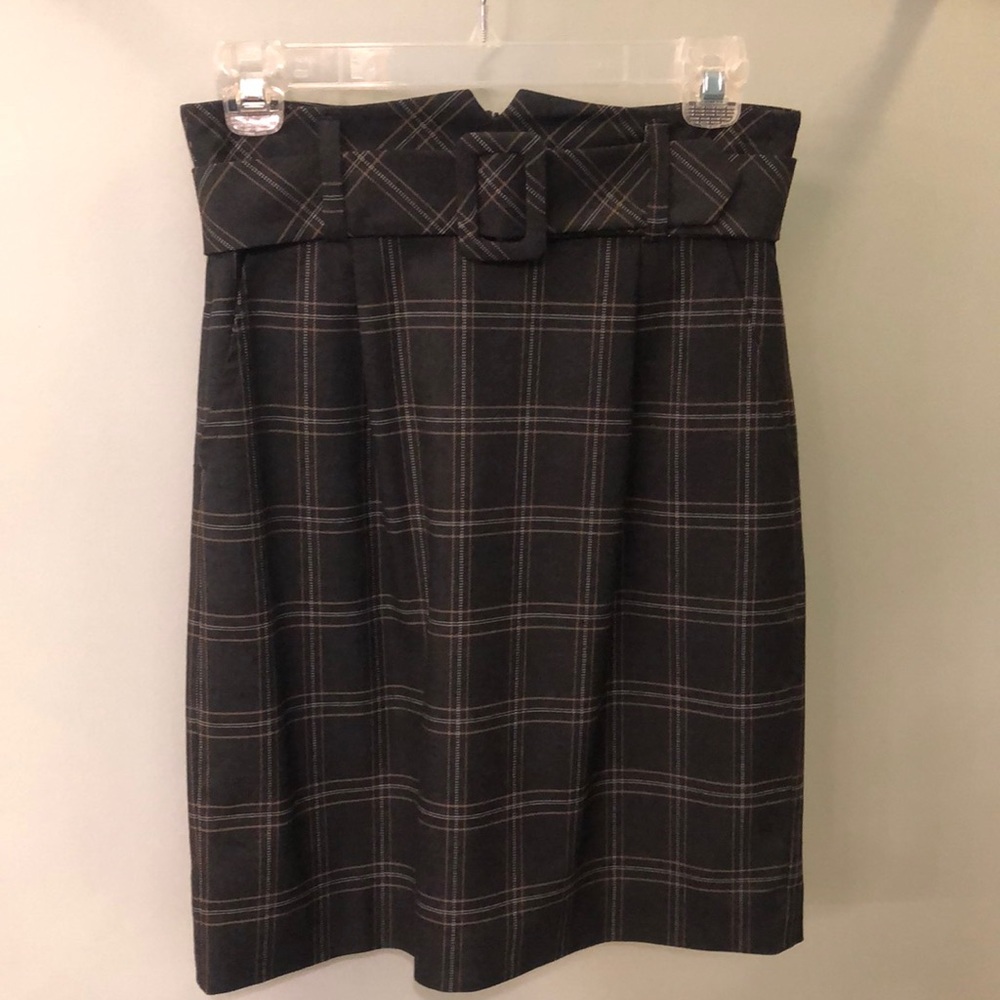 Plaid High-Waisted Plaid Trina Turk Skirt
